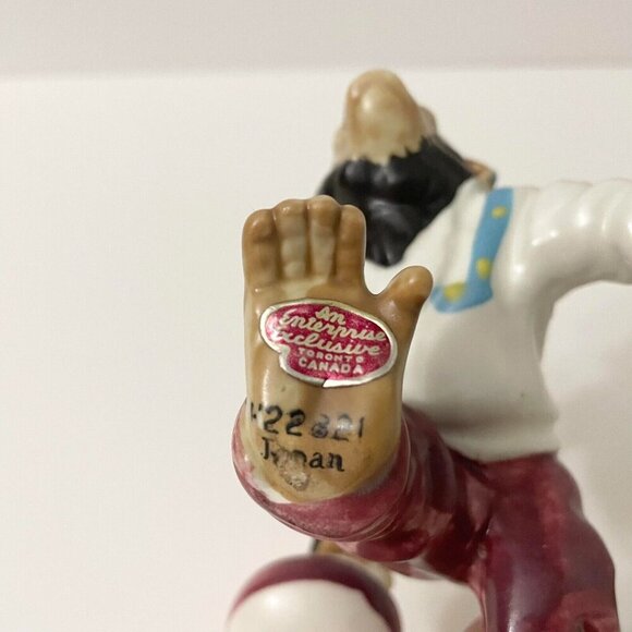 Vtg Enterprise Curling Stone Sport Chimp Chimpanzee Monkey Japan Figurine Chips - Picture 7 of 16